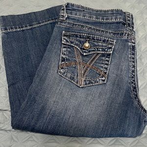 Kut from kloth so low size 8 capri crop